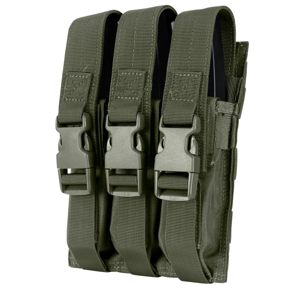 Condor Triple MP5 Mag Pouch Ranger Green - MP5 Magazintasche