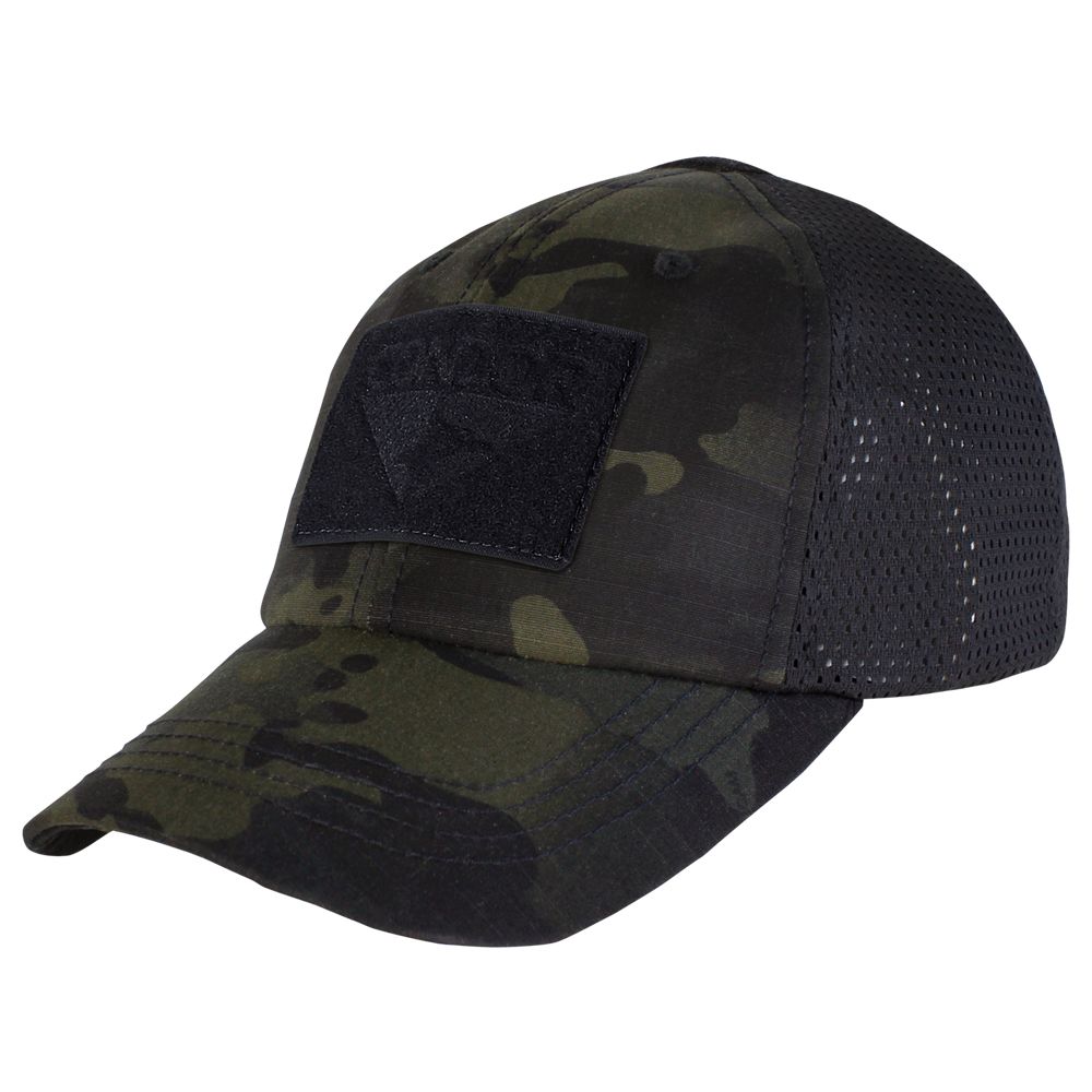 Condor Mesh Tactical Cap Multicam Black - Baseball Cap