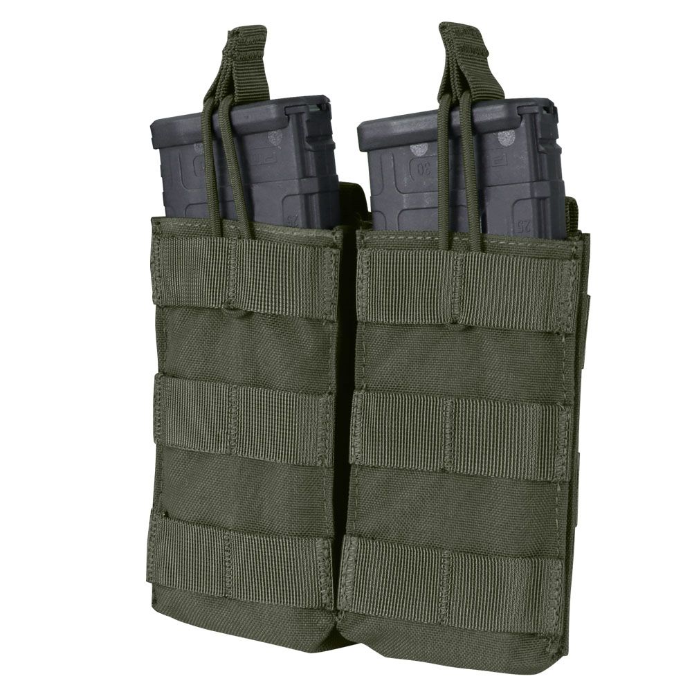 Condor Double M4 Open Top Mag Pouch Ranger Green - M4/16AR15 Magazintasche