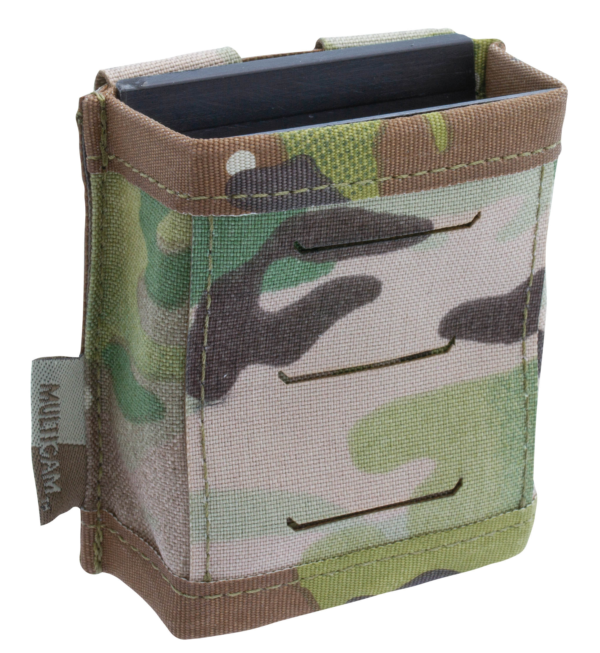 Warrior Laser Cut Single Snap Mag Pouch 5,56mm Short Multicam - Gewehr Magazintasche