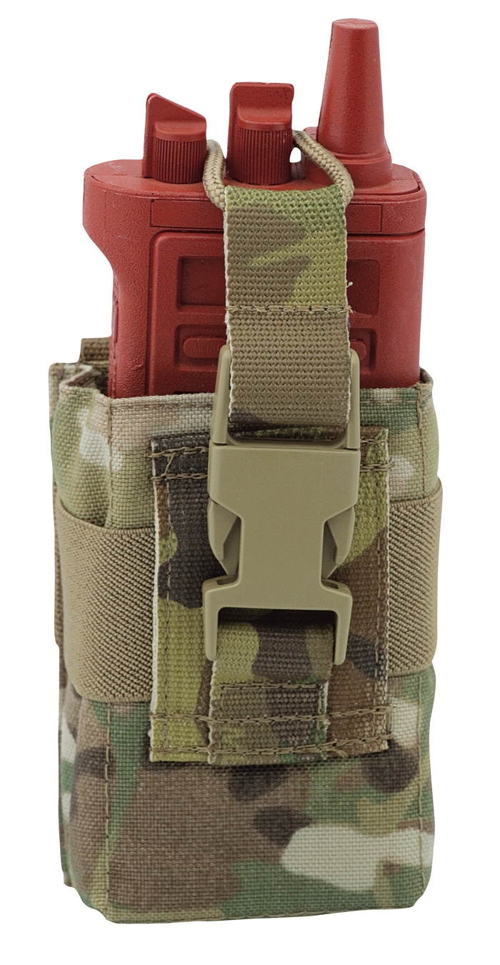 Warrior Adjustable Radio Pouch Multicam - Funkgerätetasche