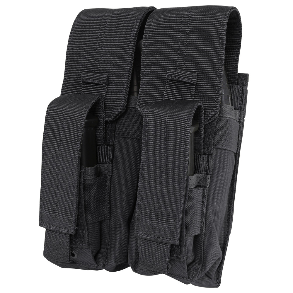 Condor Double AK47 / AK74 Kangaroo Double Mag Pouch Schwarz - Magazintasche AK47 / AK74