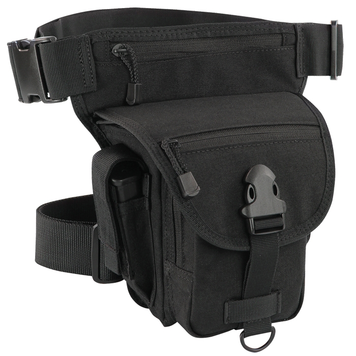 Condor Cross Over Leg Rig Schwarz - Oberschenkeltasche