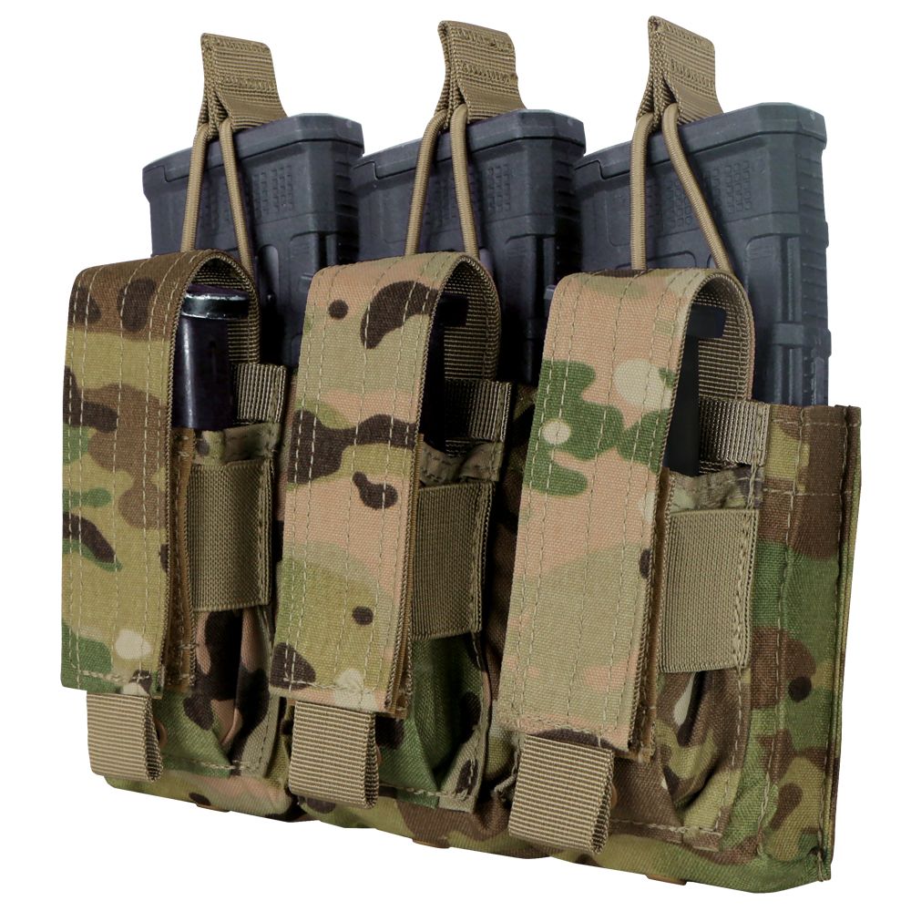 Condor Kangaroo Triple Mag Pouch Gen. 2 Multicam - M4/AR15 Mag Pouch