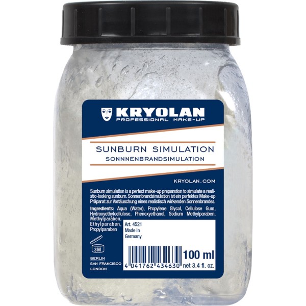 Kryolan Sonnenbrandsimulation